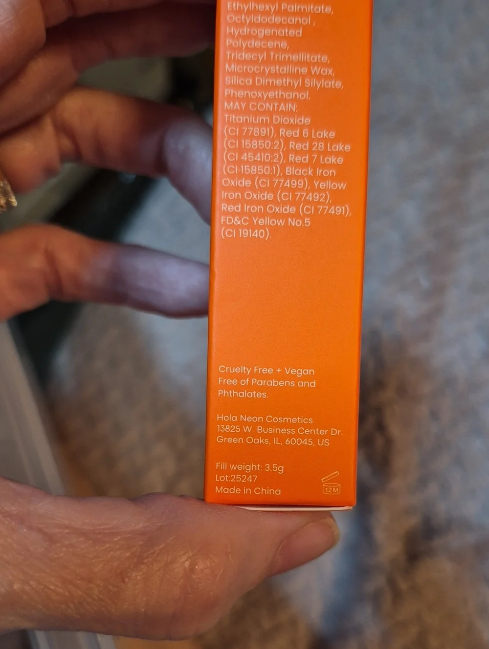 CLEARANCE! Hola Neon Tinted Lip Oil Lip Drip: Gloss Me (Pale Pink), 3.5g, NIB